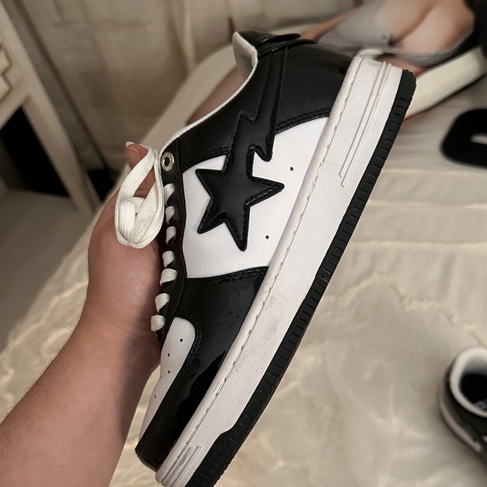 Bape Black and White Men's Shoes - Picture 6 of 11
